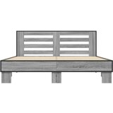  Okvir za krevet boja hrasta 150x200cm konstruirano drvo i metal | shoptok.hr