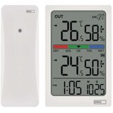  termometar sa higrometrom, napajanje 2xAAA, beo | Eponuda.com