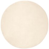 vidaXL Faux Rabbit Fur Rug Krema Ø 160 cm Poliester | shoptok.hr