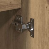  stranski omarica z vrati in predali, obrtnik hrast, 101,5x35x70 cm | Shoptok.si