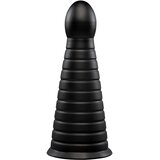 b-Vibe Cone Tapered & Ribbed Dildo with Suction Cup 10" Black Cijene