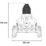 Ramiz Otroški gokart MONSTER Bencin zelena | Shoptok.si