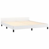  Okvir za krevet s uzglavljem bijeli 180x200 cm od umjetne kože | shoptok.hr
