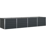  Sadilica Antracit 385 x 100 x 75 cm Cinkani čelik | shoptok.hr