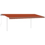  Automatska tenda na uvlačenje 6 x 3 m narančasto-smeđa | shoptok.hr