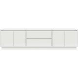 vidaXL TV ormarić s LED svjetlima bijeli 193,5x41x50 cm | shoptok.hr