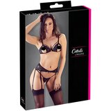 Cottelli otvoreni komplet donjeg rublja od čipke (crni) - XL | shoptok.hr