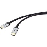 SpeaKa Professional HDMI priključni kabel 0.50 m SP-9063160 upleteni parovi crna boja [1x muški konektor HDMI - 1x muški | Eponuda.ba