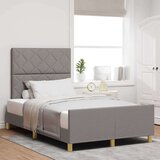 vidaXL Okvir za krevet Sivo-smeđa 120 x 190 cm tkanina | shoptok.hr