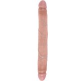Tonga 12 Slim - realistični dvojni dildo (31 cm) - naravni | Shoptok.si