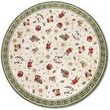 Villeroy & Boch Zeleni okrugao tepih s božićnim motivom od mješavine pamuka ø 200 cm Toy's Delight Green Christmas – | shoptok.hr