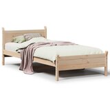Maison Chic Posteljni okvir - Enojna postelja - Postelja za odrasle brez vzmetnice 75x190 cm trdna borovina-J11055, (21775812) | Shoptok.si
