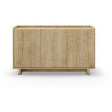Marckeric Komoda u dekoru hrasta u prirodnoj boji 140x80x40 cm Daira – | shoptok.hr