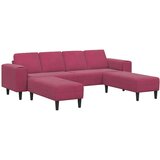  Set sofe 3 pcs boja crnog vina Baršun | shoptok.hr