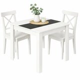 MID.YOU JEDILNA MIZA, antracit, bela | Shoptok.si