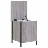  Klupa za pohranu siva boja hrasta 40x42,5x50 cm drvena | Eponuda.com