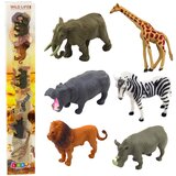  Set of Mini Figures Wild Animals Giraffe Zebra Lion 6-8cm 6pcs Cijene