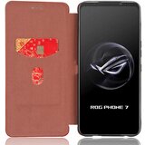 INORCO Pokrov stojala za Asus ROG Phone 7 5G/7 Ultimate 5G torbica za telefon s teksturo ogljikovih vlaken, reža za kartico PU usnje, (22036734) | Shoptok.si