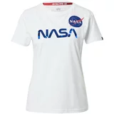 Alpha Industries Majica 'NASA' plava / bijela