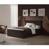 Livetastic POSTELJA Z VZMETNICO 140 cm x 200 cm , tekstil rjava | Shoptok.si
