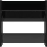  Zidni ormarići za cipele 2 kom sjajni crni 60x18x60 cm drveni | shoptok.hr