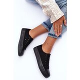 Boto Low Classic Sneakers on Platform Black Jazlyn | Shoptok.si