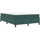  Krevetna konstrukcija Tamnozelena 140 x 190 cm tkanina | shoptok.hr