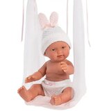 Llorens Llorens: Bebita 26cm velika dekliška lutka z gugalnico | Shoptok.si