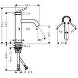 Hansgrohe 73311670 Tecturis S EcoSmart+ 110 armatura za umivalnik | Shoptok.si