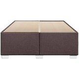  Okvir za krevet bez madraca tamnosmeđi 140 x 190 cm od tkanine | shoptok.hr