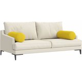  Valjkasti jastučići 2 pcs Svijetlo žuta Ø 25 x 70 cm tkanina | shoptok.hr