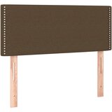 Krevet s oprugama i madracem LED tamnosmeđi 120x190 cm tkanina | Eponuda.com