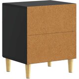  Noćni ormarić 2 pcs Crna 43 x 34,5 x 50 cm Konstruirano drvo | Shoptok.si