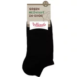 Bellinda GREEN ECOSMART IN-SHOE SOCKS - Short socks made of organic cotton - black