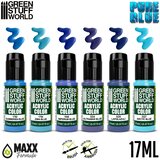 Green Stuff World Paint Set - Pure Blue | Set Akrilnih Boja x6 | Eponuda.com