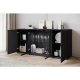 Livetastic Komoda Caro, Črna | Shoptok.si