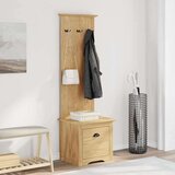  Ormar za hodnik s ladicama BODO Medeno smeđa 50 x 40 x 156 7 cm | shoptok.hr