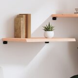  Zidna polica 60x50x(2-4) cm neobrađena masivna hrastovina | shoptok.hr