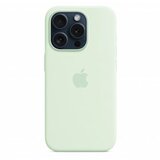 Apple iPhone 15 Pro Silicone Case with MagSafe - Soft Mint (mwnl3zm/a) - maska za iPhone cene