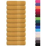 vidaXL Ručnici z tuširanje 10 kom zlatni 70x140 cm 360 gsm 100% pamuk | shoptok.hr