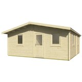 Male kuće Drvena vrtna kuća SELLA 600 × 600 cm sa šindrom | shoptok.hr