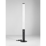 Nova Luce Mat crna željezna LED stojeća svjetiljka s mogućnosti zatamnjivanja sa sjenilom od akrilnog stakla (visina 141 cm) Glaze – | shoptok.hr