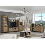 Livetastic Dnevni Regal Trondheim, Barva Hrasta, 4-Delni | Shoptok.si