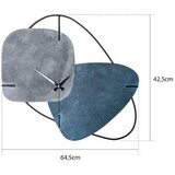 Wallity brazil - grey bluegrey decorative wall clock | ePonuda.com
