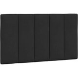  Posteljni okvir z vzglavjem črn 80x200 cm žamet, (21086416) | Shoptok.si