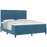 Box spring krevet Tamno plava 180 x 200 cm Baršun | shoptok.hr