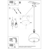  Obesna svetilka PABLITO, (21348098) | Shoptok.si