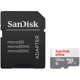 Sandisk Spominska kartica Ultra microSDXC UHS-I Class10, 128 GB + SD adapter Cene