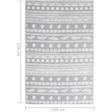 Vanjski tepih ARAKIL sivi 160 x 230 cm PP | shoptok.hr