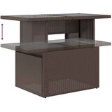 vidaXL 8-dijelni set vrtnih sofa s jastucima smeđi od poliratana | shoptok.hr